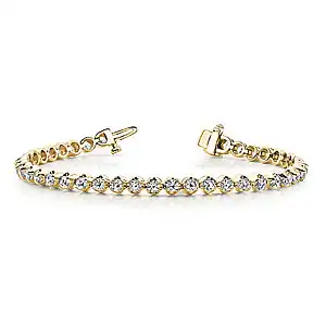 14k|24k 3 Ct Bracelet